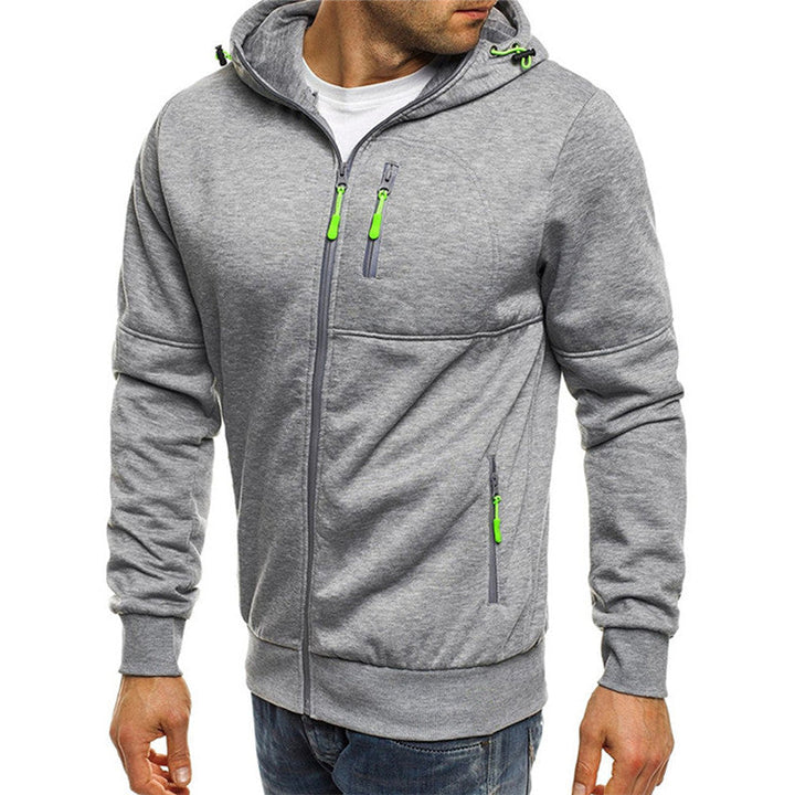 Comfortabele heren hoodie met warme fleecevoering en capuchon, ideaal voor stijl en comfort bij elk weertype.