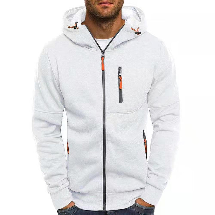 Comfortabele heren hoodie met warme fleecevoering en capuchon, ideaal voor stijl en comfort bij elk weertype.