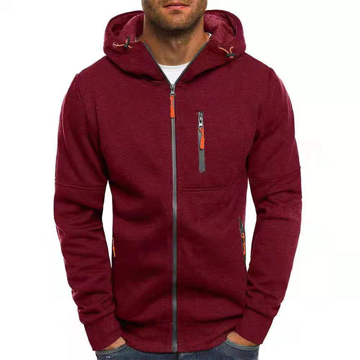 Comfortabele heren hoodie met warme fleecevoering en capuchon, ideaal voor stijl en comfort bij elk weertype.