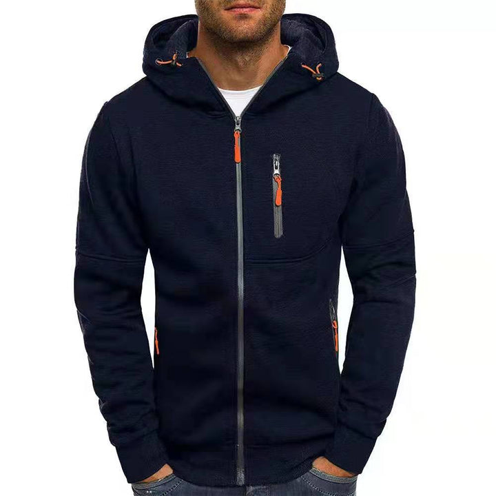 Comfortabele heren hoodie met warme fleecevoering en capuchon, ideaal voor stijl en comfort bij elk weertype.