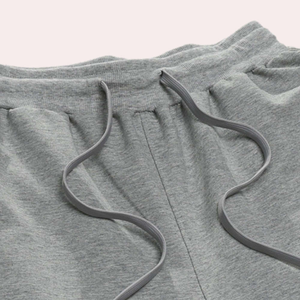 Comfortabele heren joggingbroek, zacht katoen, stijlvol design, wijde pijpen, elastische taille, verkrijgbaar in diverse kleu