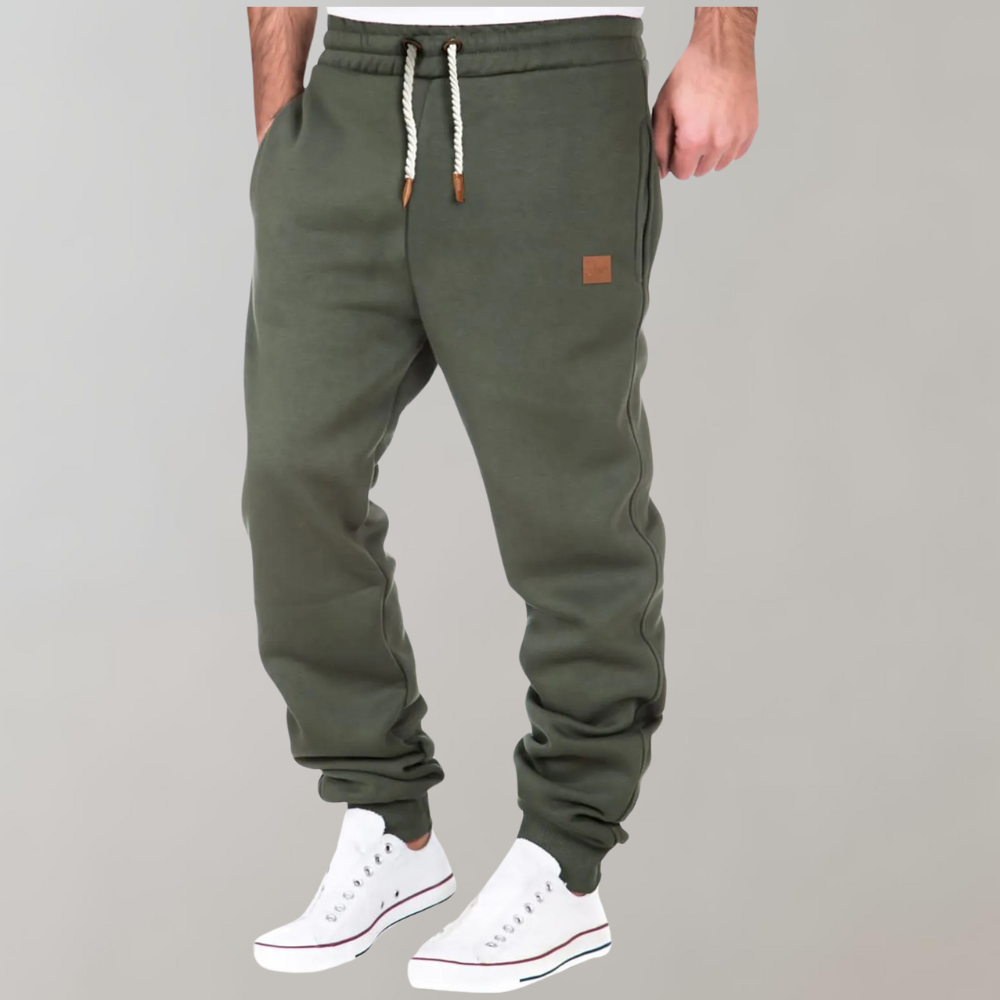 "Comfortabele Hoder baggy joggingbroek zwart, stoere uitstraling, zacht katoen, perfect voor dagelijks gebruik mannen"