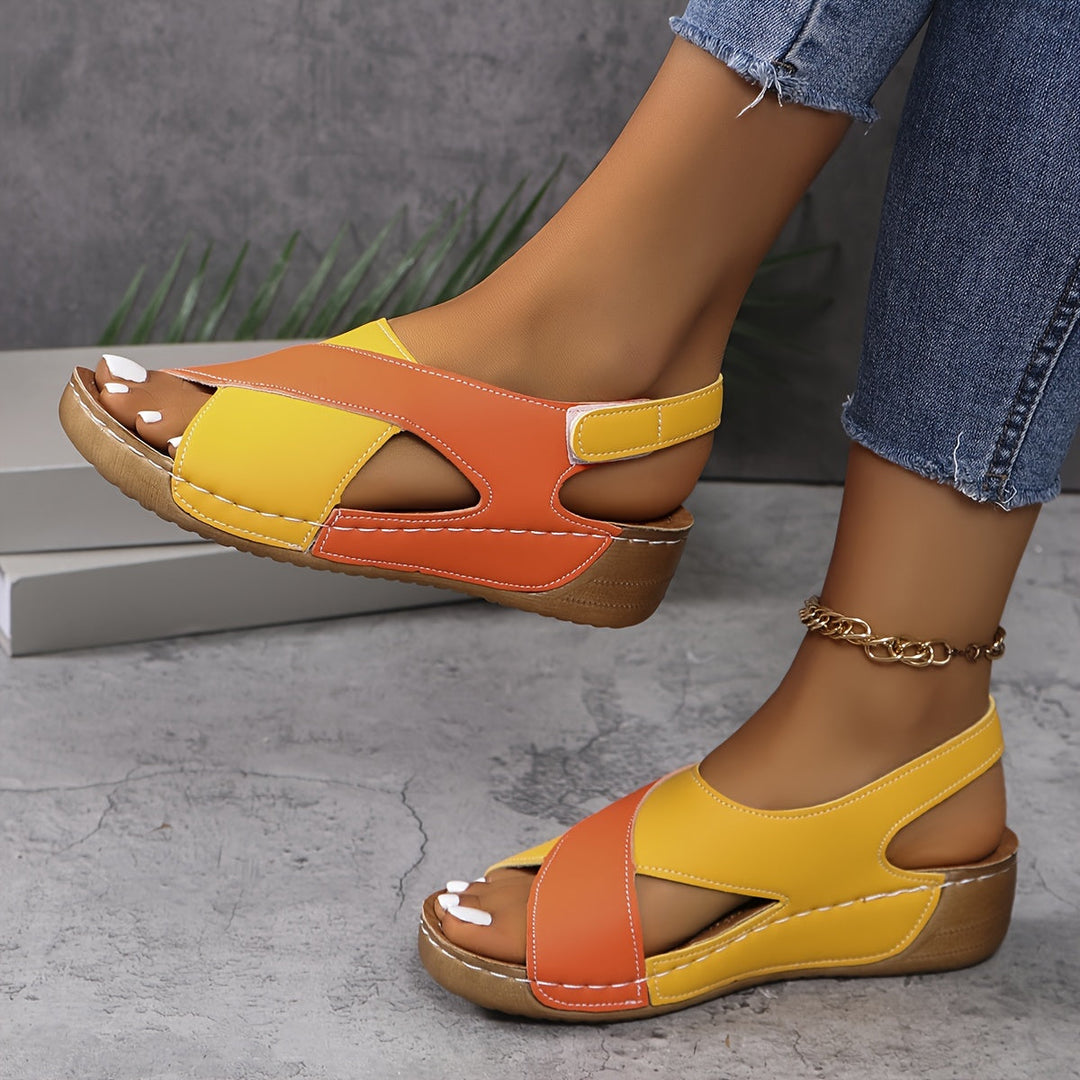 "Comfortabele orthopedische dames sandalen met verstelbare pasvorm, chic ontwerp en lichtgewicht antislipzool."