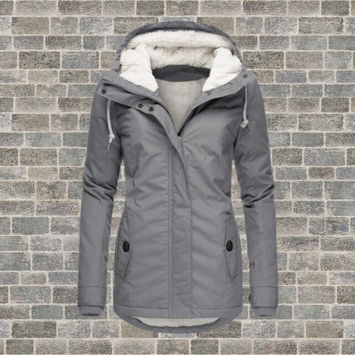 "Comfortabele winterjas met capuchon, waterdicht en stijlvol ontwerp voor dames, bescherming tegen regen in diverse kleuren."