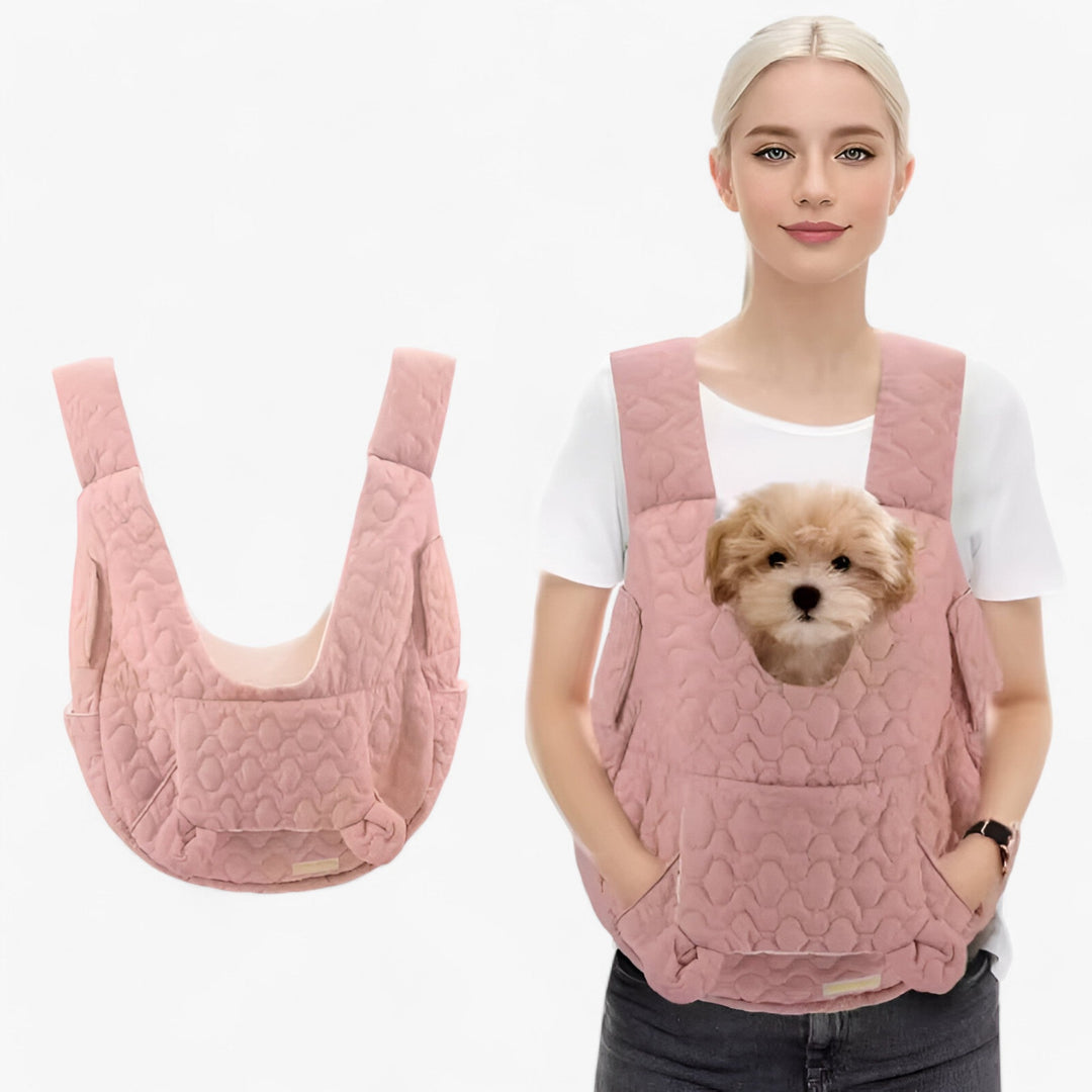 "ComfortPaws huisdier draagtas, ruim, waterdicht, blauw, ergonomisch voor katten en kleine honden tot 10 kg"