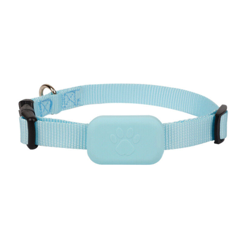 "Compacte, waterbestendige GPS tracker voor huisdieren, eenvoudig te bevestigen aan halsband, real-time volgen, zwart ontwerp