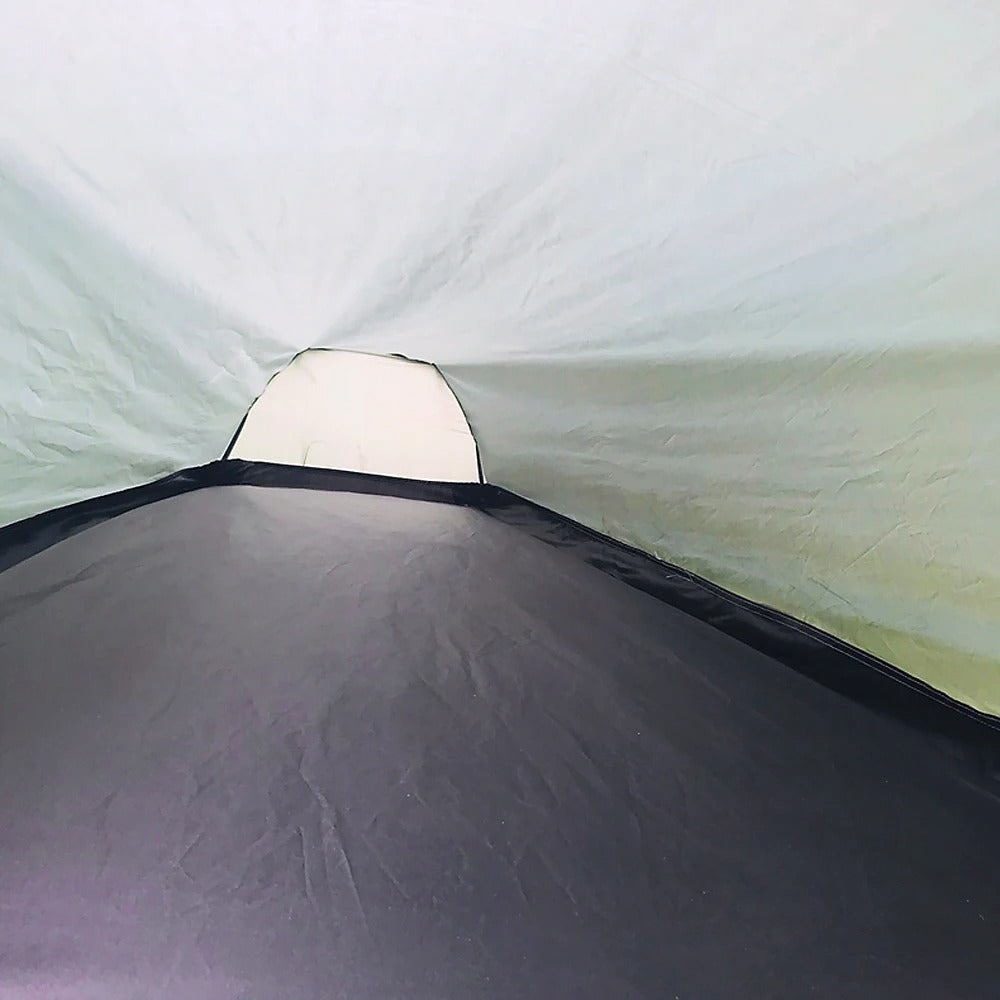 "Compacte waterdichte ultralichte tent 1-persoons, slank ontwerp, ideaal voor solo kampeertochten en snel opzetten."