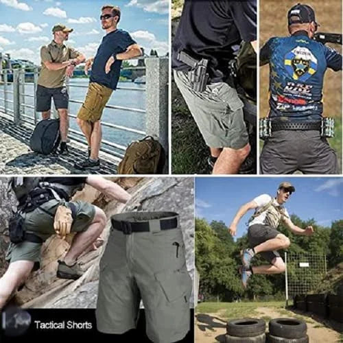 "Dames outdoor cargo shorts, waterdicht en ademend, met ruime zakken. Comfortabel, flexibel design in olijfgroene kleur."