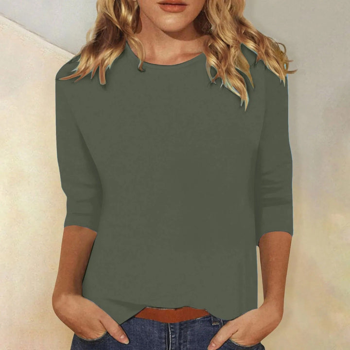 "Dames shirt met lange mouwen, comfortabel en stijlvol, verkrijgbaar in roze, wit, paars, lichtblauw, blauw en zwart."