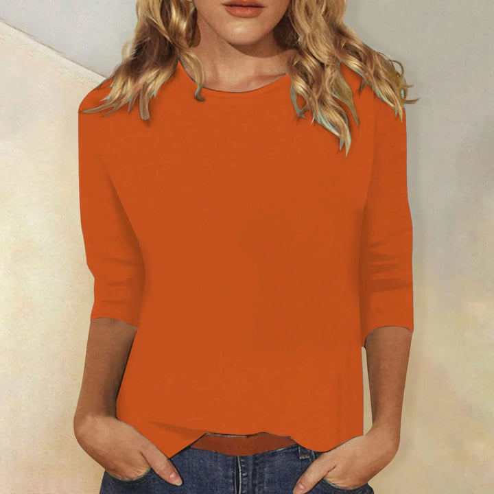 "Dames shirt met lange mouwen, comfortabel en stijlvol, verkrijgbaar in roze, wit, paars, lichtblauw, blauw en zwart."