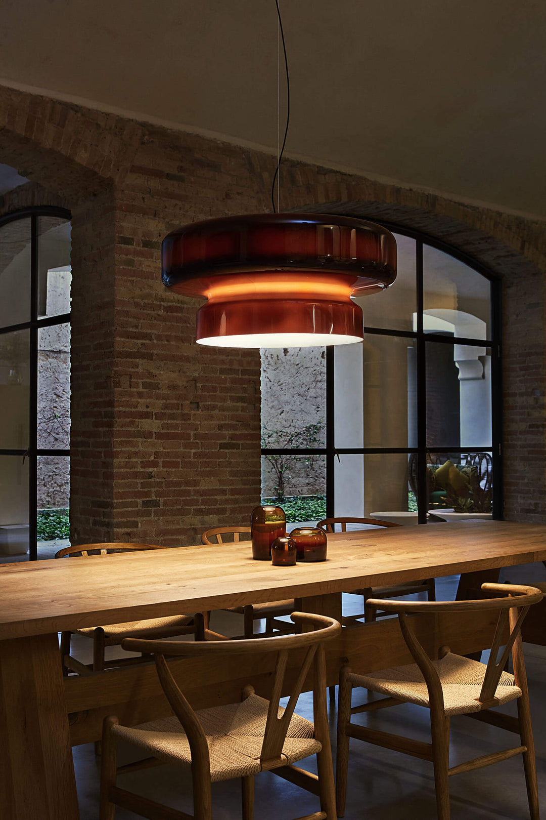 Bohemien Stijl Hanglamp - Glas & Metaal LED