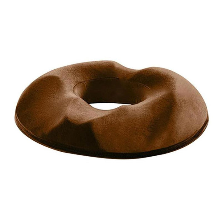 "Donutvormig stuitkussen voor aambeien, ergonomisch ontwerp, strategische openingen voor drukverlichting en maximaal comfort.