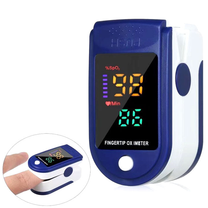 "Draagbaar niet-invasief glucosemeter met groot LED scherm, zilverkleurig, voor pijnloze en nauwkeurige metingen."
