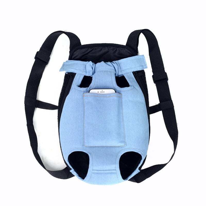 "Draagzak huisdier ergonomisch en veilig, ideaal voor kleine honden, zacht materiaal, verstelbare banden, trendy kleuren."