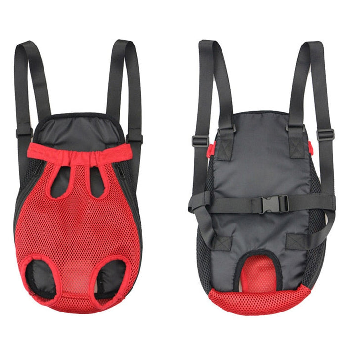 "Draagzak huisdier ergonomisch en veilig, ideaal voor kleine honden, zacht materiaal, verstelbare banden, trendy kleuren."
