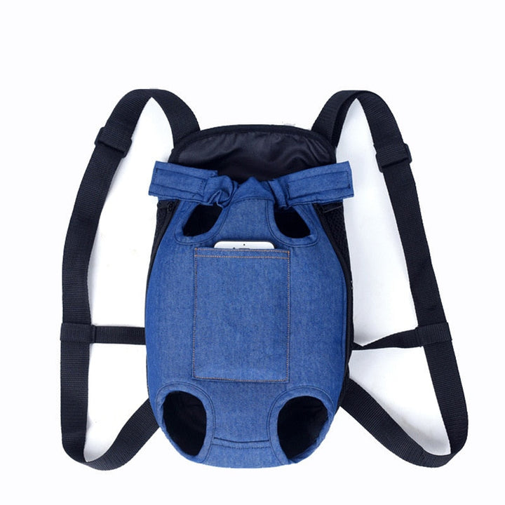 "Draagzak huisdier ergonomisch en veilig, ideaal voor kleine honden, zacht materiaal, verstelbare banden, trendy kleuren."