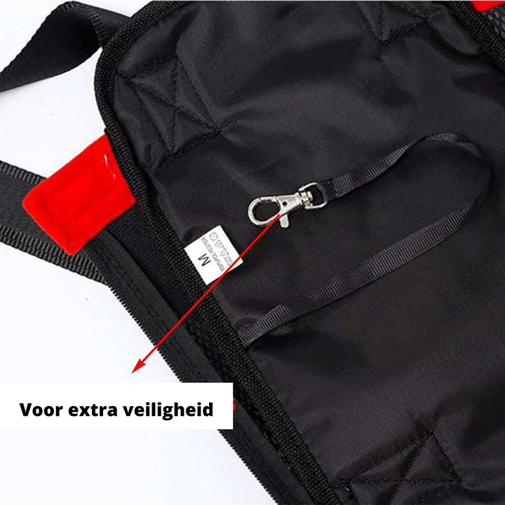 "Draagzak huisdier ergonomisch en veilig, ideaal voor kleine honden, zacht materiaal, verstelbare banden, trendy kleuren."