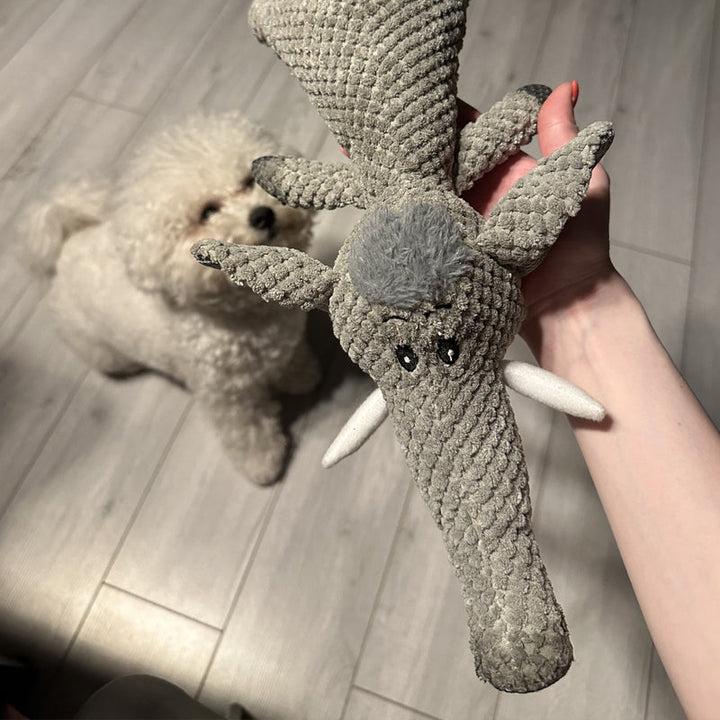 "Duurzaam hondenkauwspeelgoed voor sterke kauwers, handgemaakt van milieuvriendelijke jeans, geschikt voor alle honden."