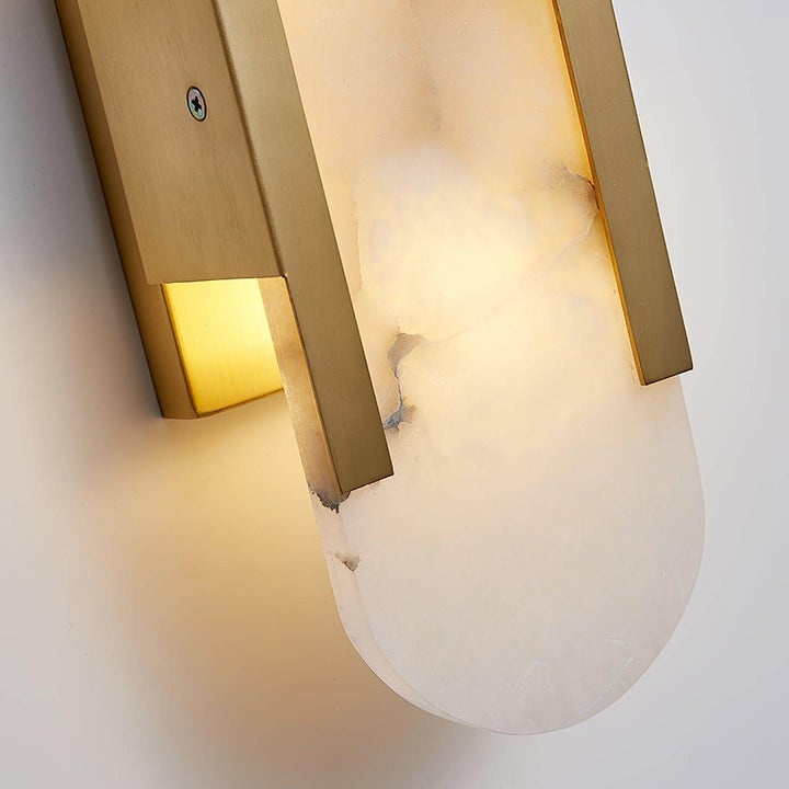Moderne Wandlamp - Albast & Metaal