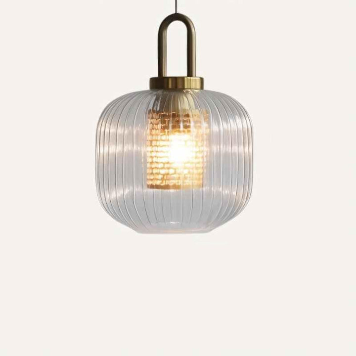 Hanglamp met Glazen Kap - Sfeervolle Verlichting