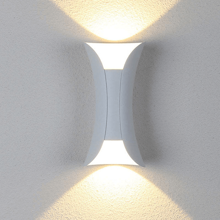 Buiten LED Aluminium Wandlamp - Waterdicht