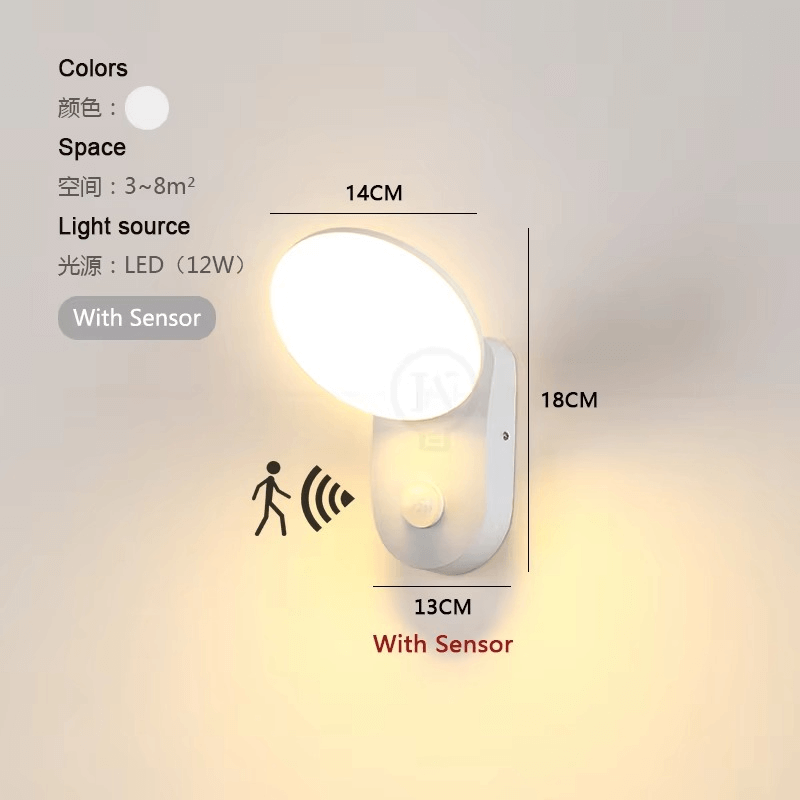 Slimme LED Wandlamp met Bewegingssensor
