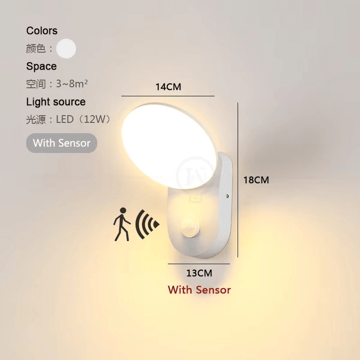 Slimme LED Wandlamp met Bewegingssensor