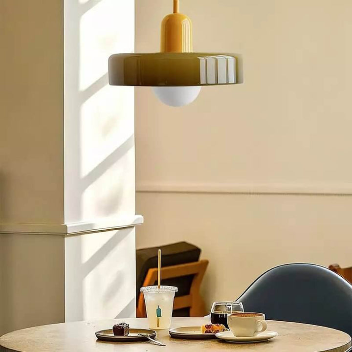 Kleurrijke Glas Hanglamp - Modern Design