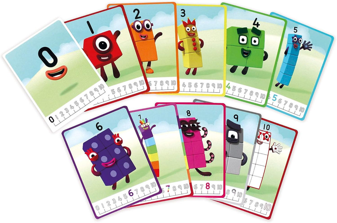 "Educatief speelgoed MathLink Cubes Numberblocks 1-10, kleurrijke stapelbare blokken voor kleuters om basismath te leren."