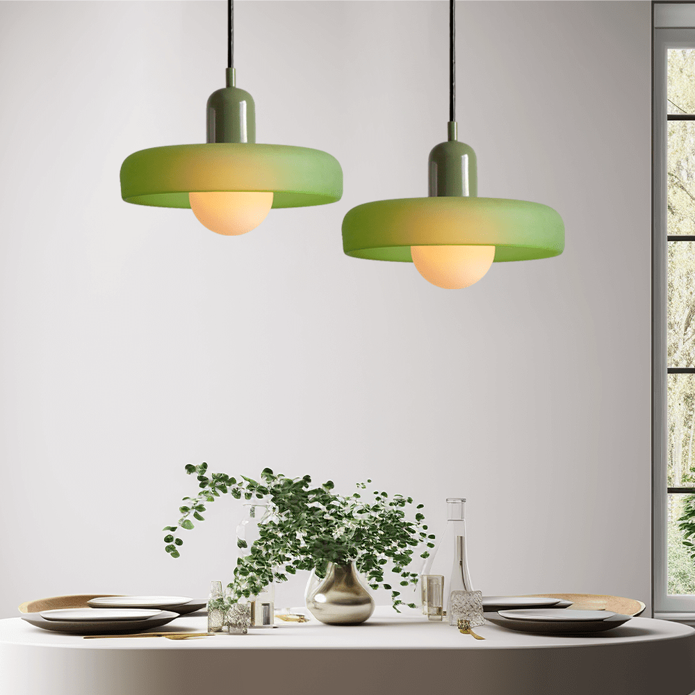 Kleurrijke Glas Hanglamp - Modern Design