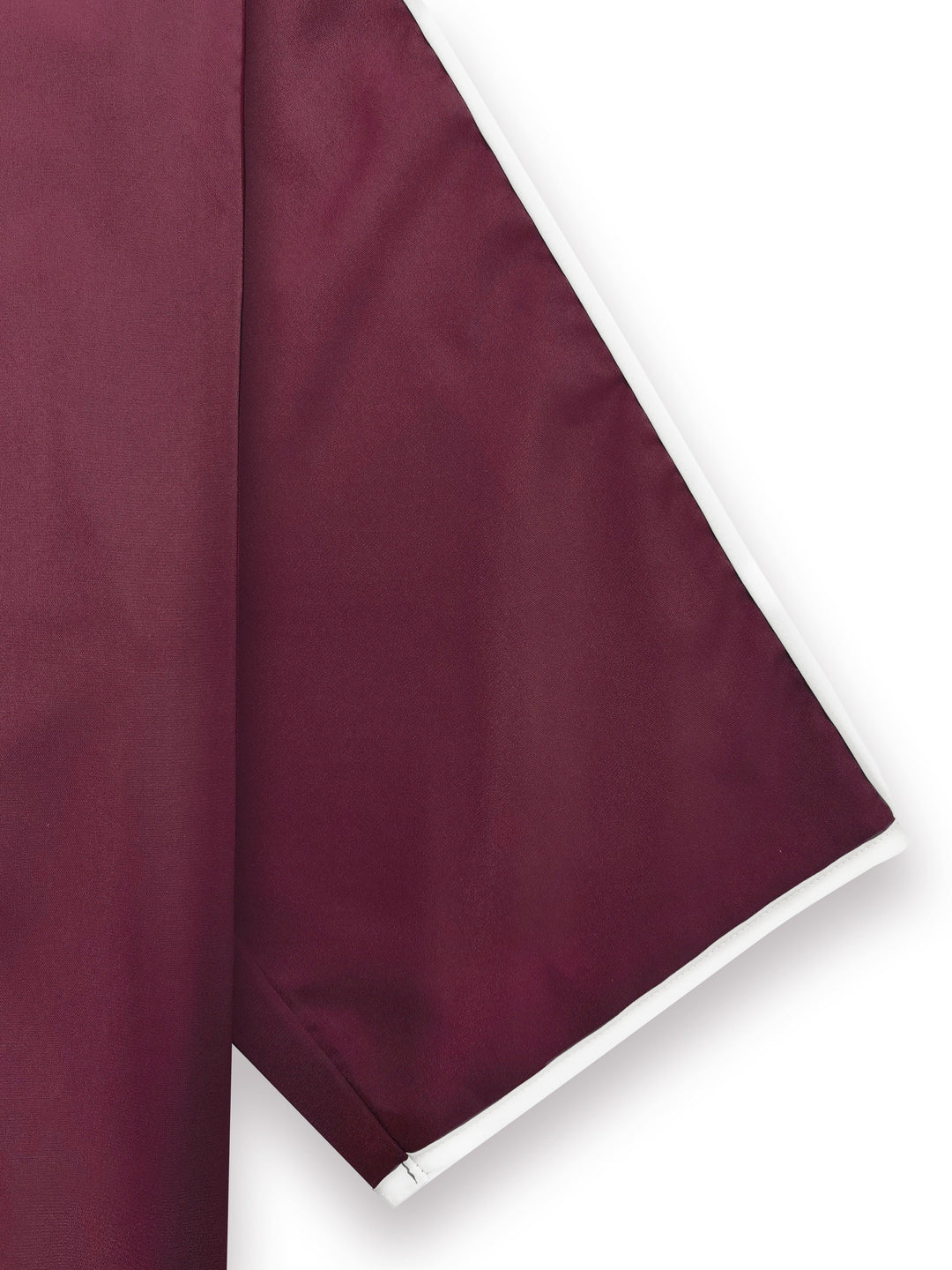 "Effen heren djellaba, licht en ademend, voor diverse gelegenheden, in bordeauxrood, groen en hemelsblauw."