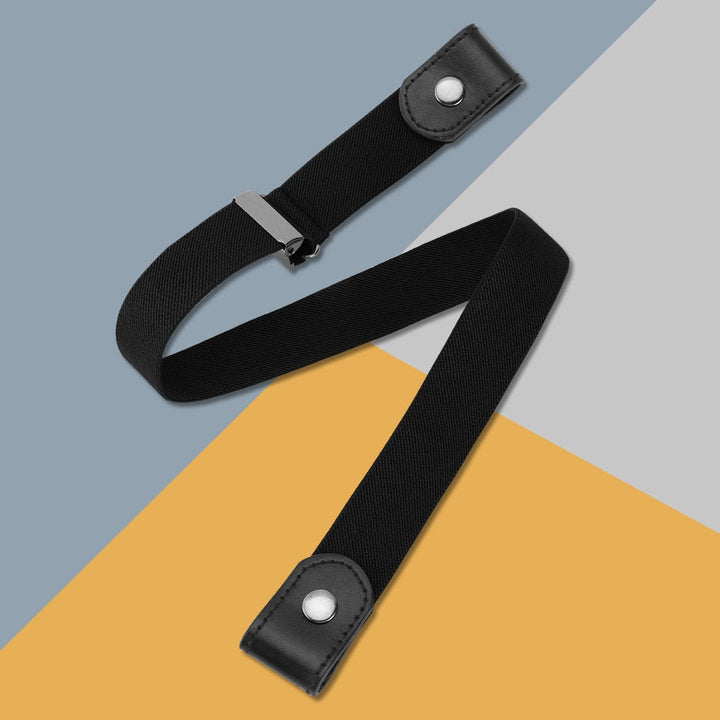 "Elastische tailleband zonder gesp voor dames, comfortabel en minimalistisch ontwerp, ideaal voor alledaags gebruik."