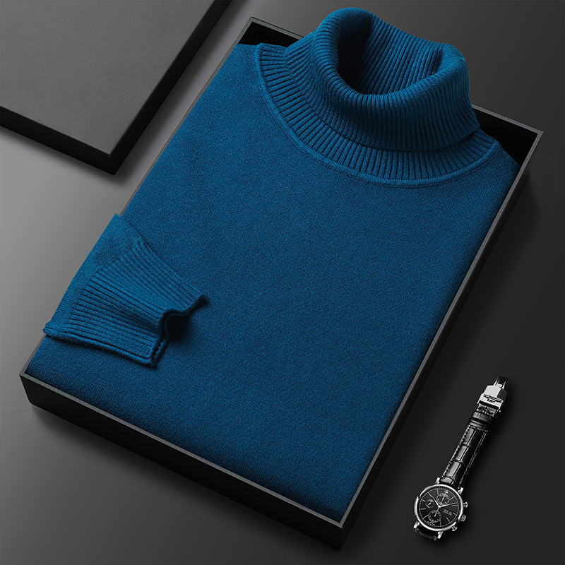 "Elegant ademende heren coltrui, warm en comfortabel, verkrijgbaar in diverse kleuren en maten voor koude seizoenen."