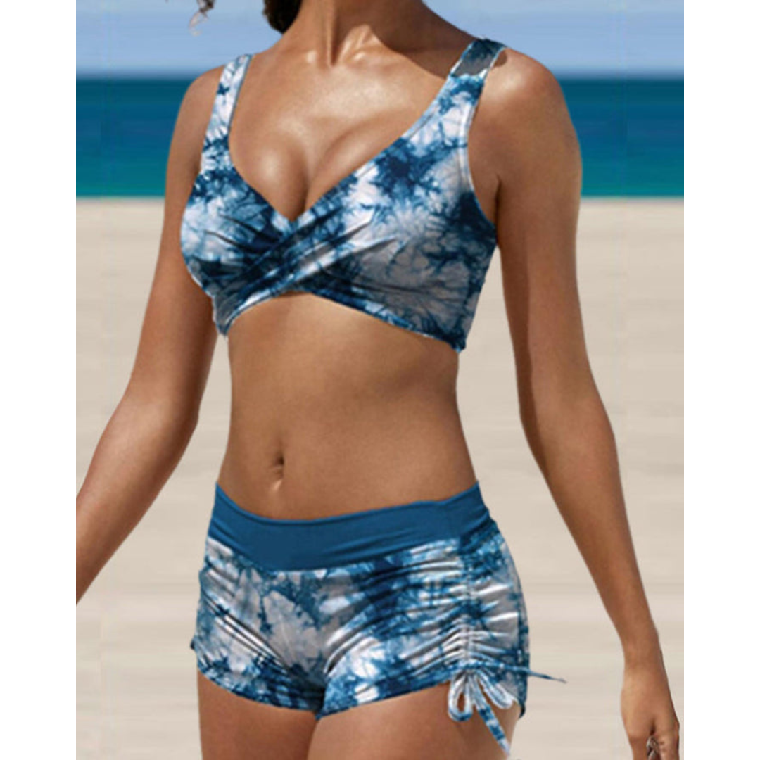 Elegante damesbikini met flatterende pasvorm, veelzijdig ontwerp en trendy kleuren. Perfect voor zomerse strandavonturen.