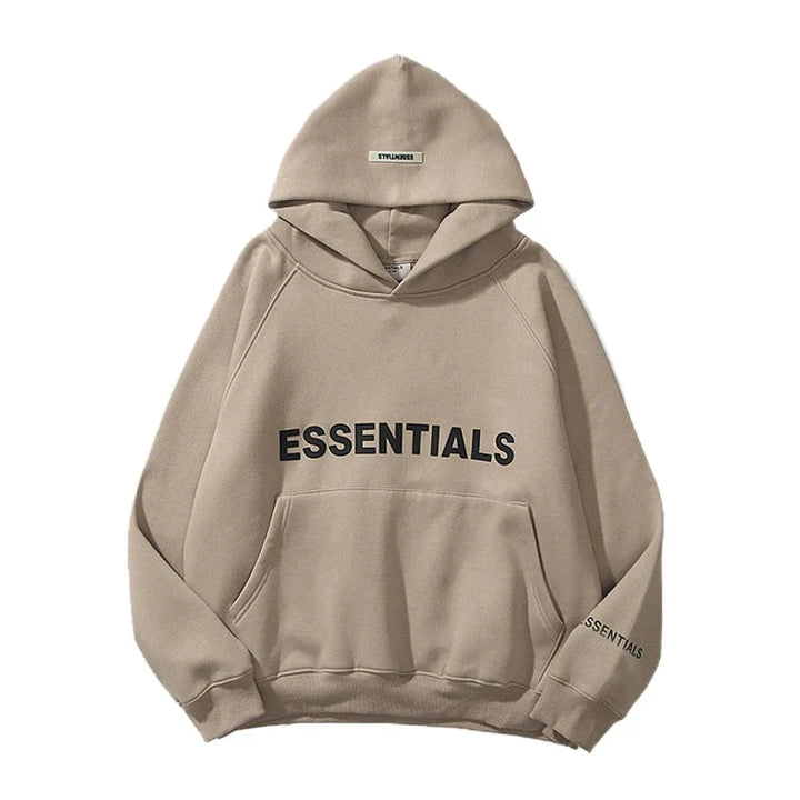 "Elegante dameshoodie in hoogwaardige katoenmix, verkrijgbaar in khaki, wit, zwart, grijs, beige; ultiem comfort."