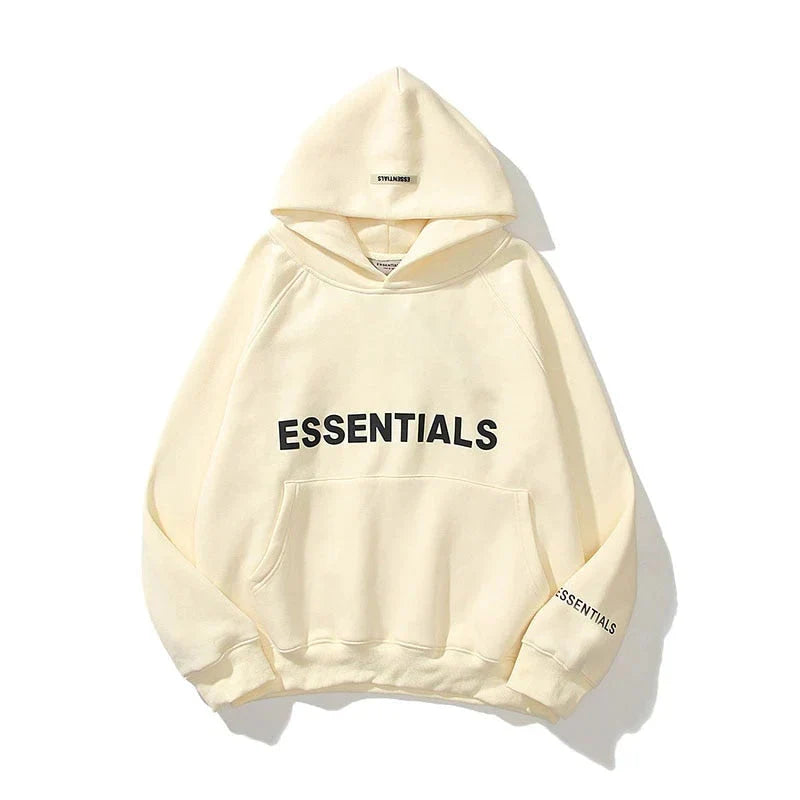 "Elegante dameshoodie in hoogwaardige katoenmix, verkrijgbaar in khaki, wit, zwart, grijs, beige; ultiem comfort."