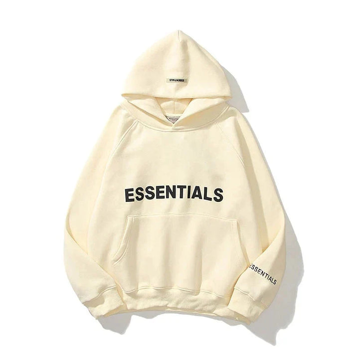"Elegante dameshoodie in hoogwaardige katoenmix, verkrijgbaar in khaki, wit, zwart, grijs, beige; ultiem comfort."