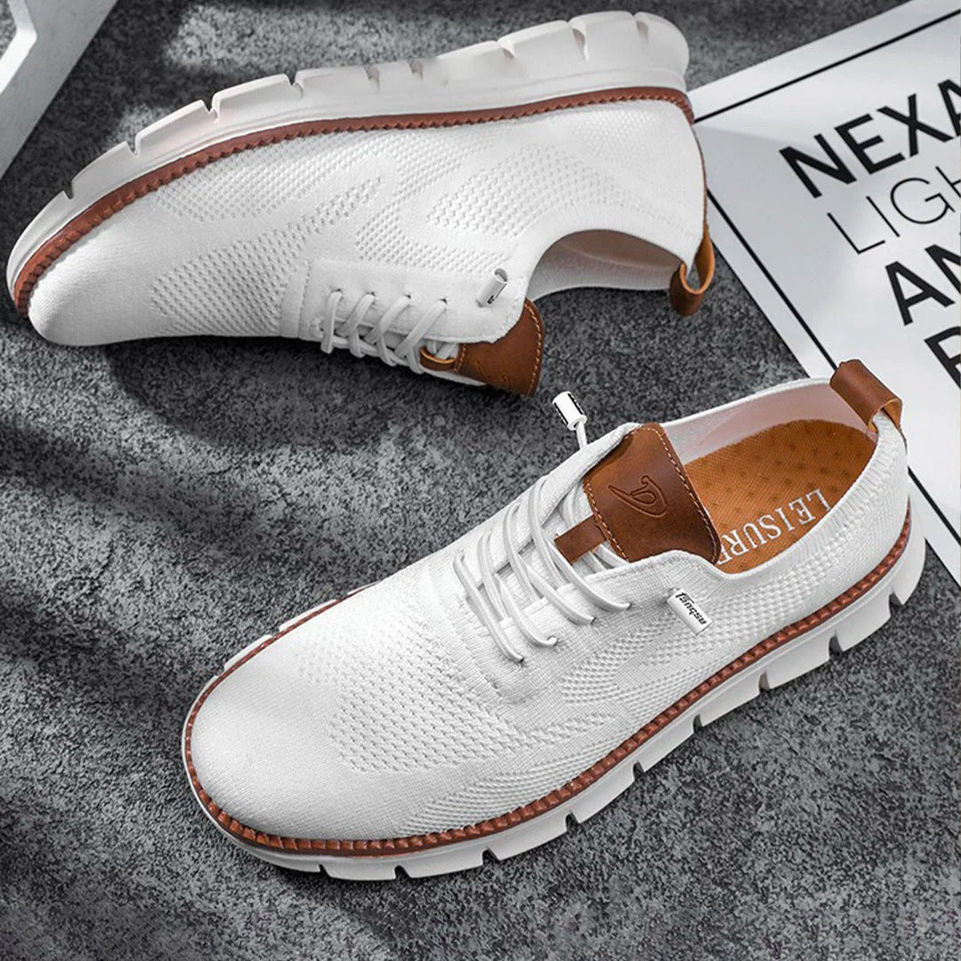 "Elegante en comfortabele herenschoenen met subtiel design, perfect voor dagelijkse en formele gelegenheden."