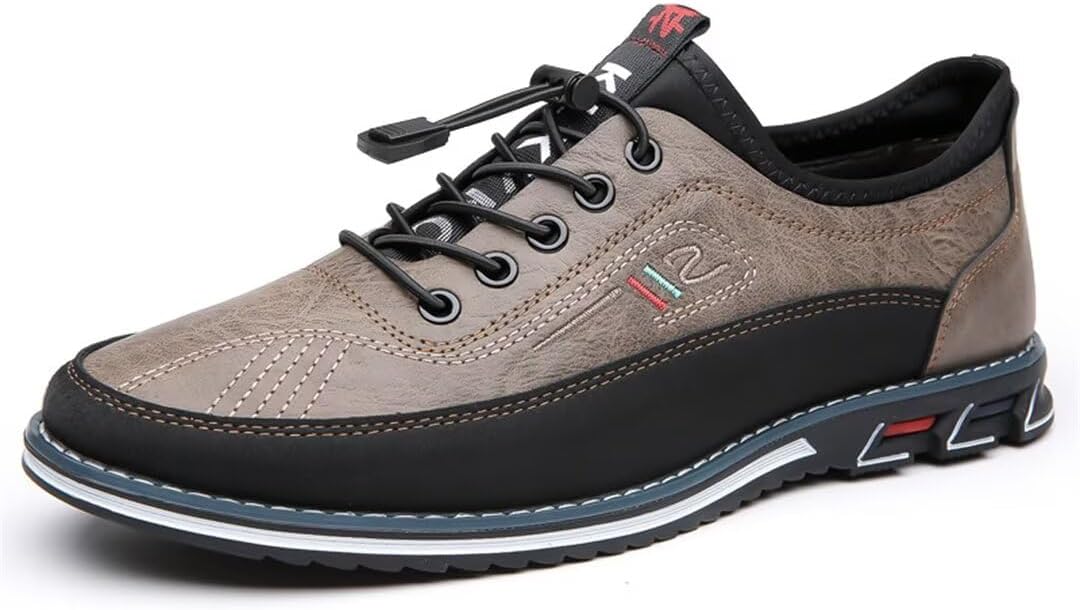"Elegante formele heren schoenen van leer met tijdloos ontwerp, elastische veters, ademend materiaal en lichte schokabsorptie
