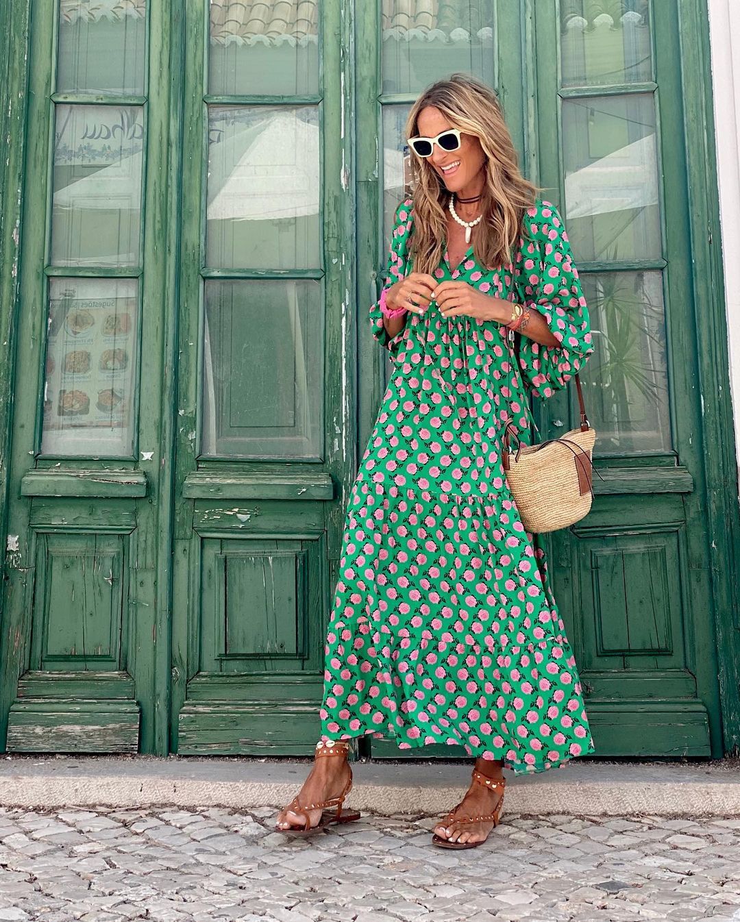 Elegante Nadine lentejurk dames, luchtig ontwerp, flatterende snit, met trendy patroon en kleurrijke accenten.