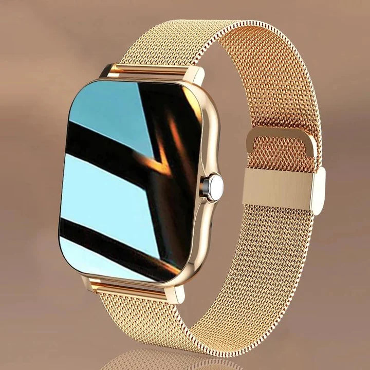 Elegante smartwatch voor vrouwen met gezondheidstracker, chic en stijlvol ontwerp, perfect voor moderne modebewuste vrouwen.
