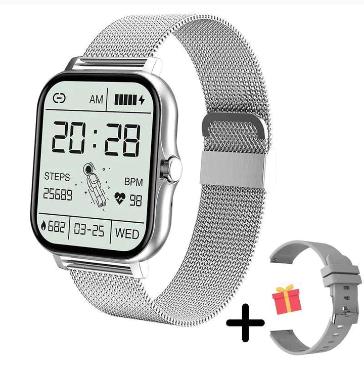 Elegante smartwatch voor vrouwen met gezondheidstracker, chic en stijlvol ontwerp, perfect voor moderne modebewuste vrouwen.