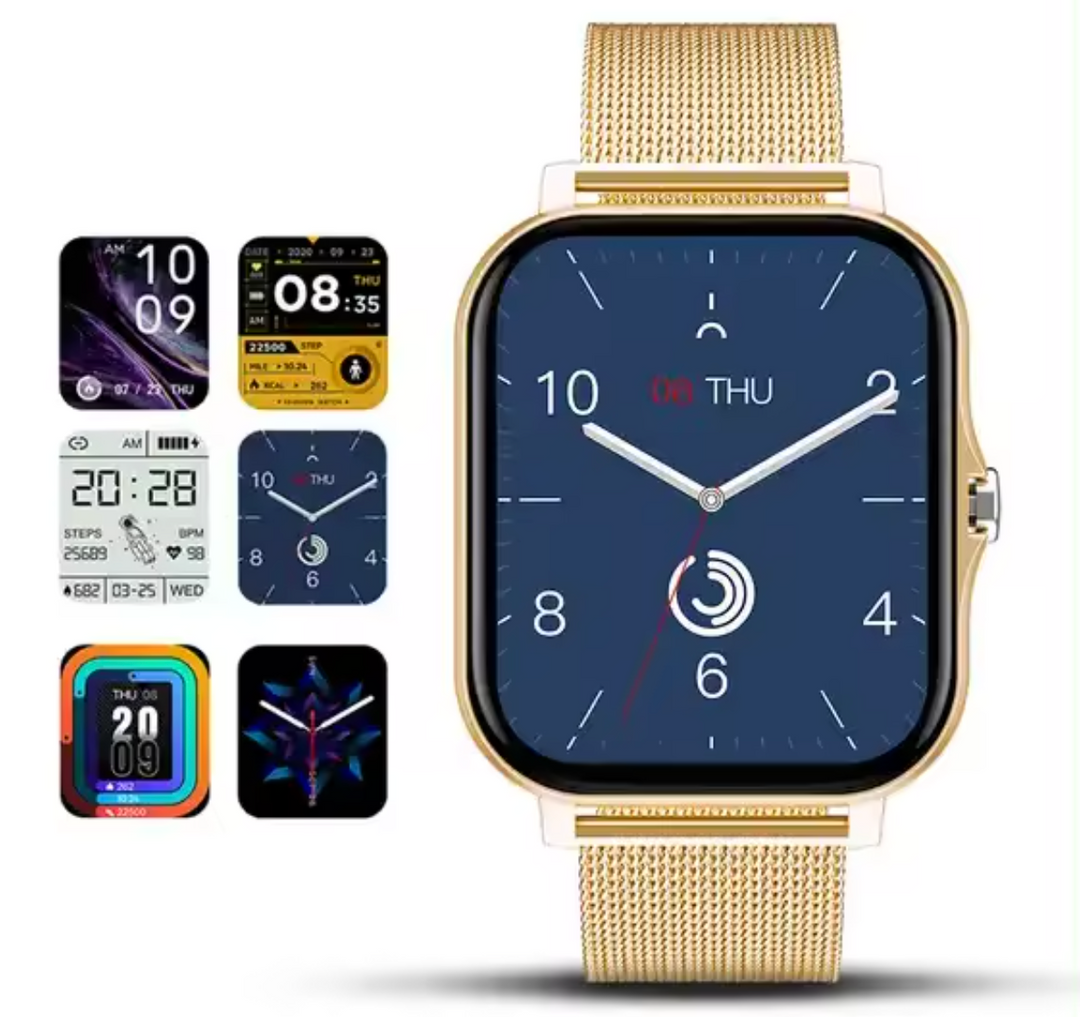 Elegante smartwatch voor vrouwen met gezondheidstracker, chic en stijlvol ontwerp, perfect voor moderne modebewuste vrouwen.