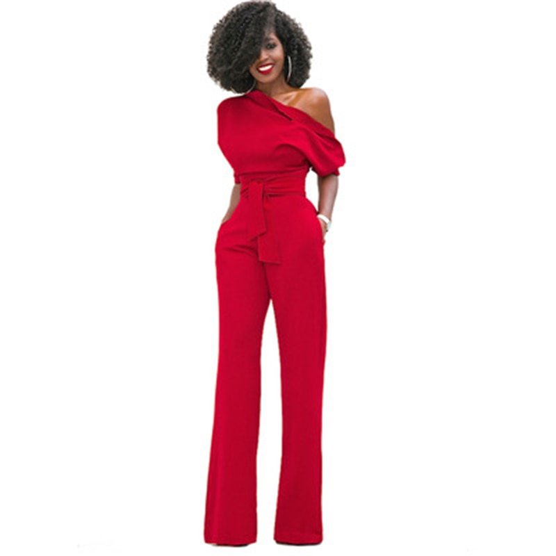 "Elegante zwarte bodycon jumpsuit voor dames, strakke pasvorm en comfortabele acryl stof, perfect voor elke gelegenheid"