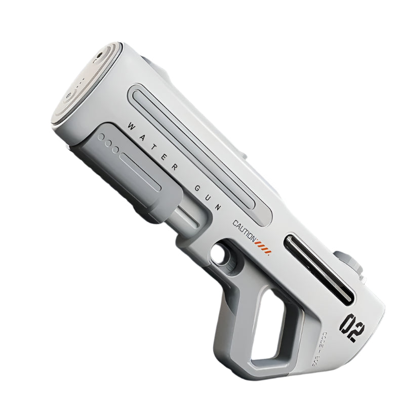 "Elektrisch waterpistool Hydro Force in wit of grijs met krachtig reservoir en optie LED-verlichting, veilig vanaf 5 jaar"