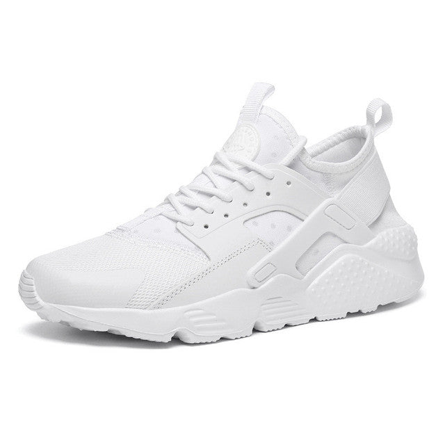 "Eline zomer sneakers Huarache stijl, wit, elegante damesschoenen voor comfort en mode op zonnige dagen."