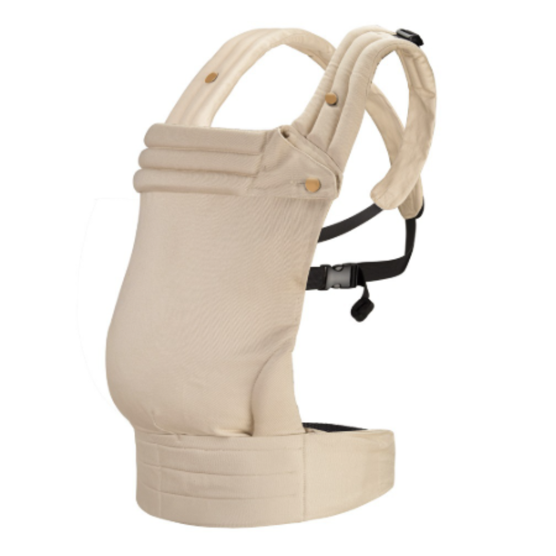 "Ergonomische babydrager met unisex design, verstelbare schouderbanden en ademend katoen voor comfort en veiligheid baby's."