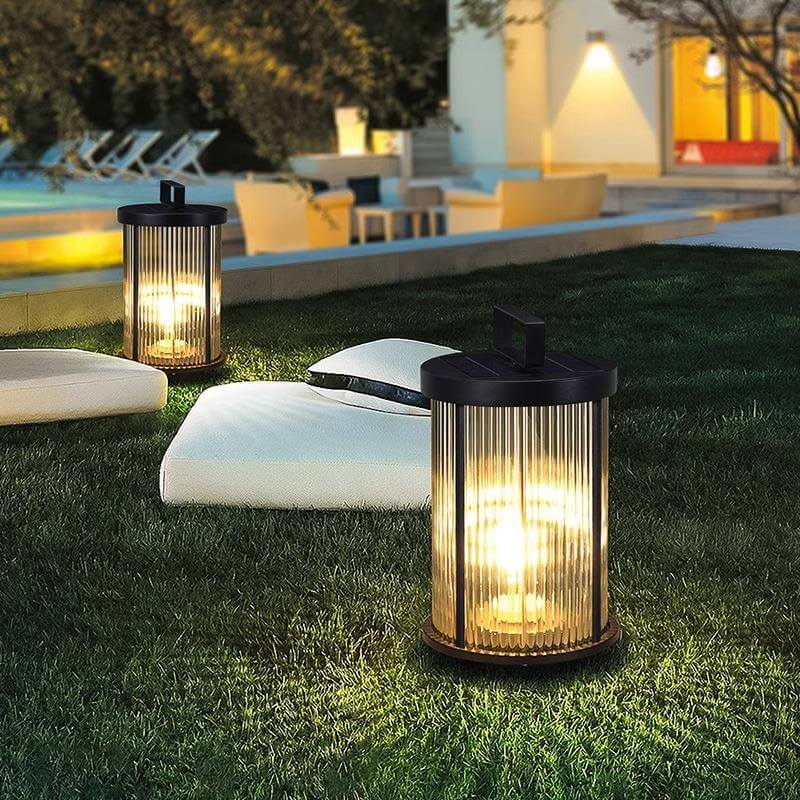 Kristal Glazen Buitenlamp - Solar Energie