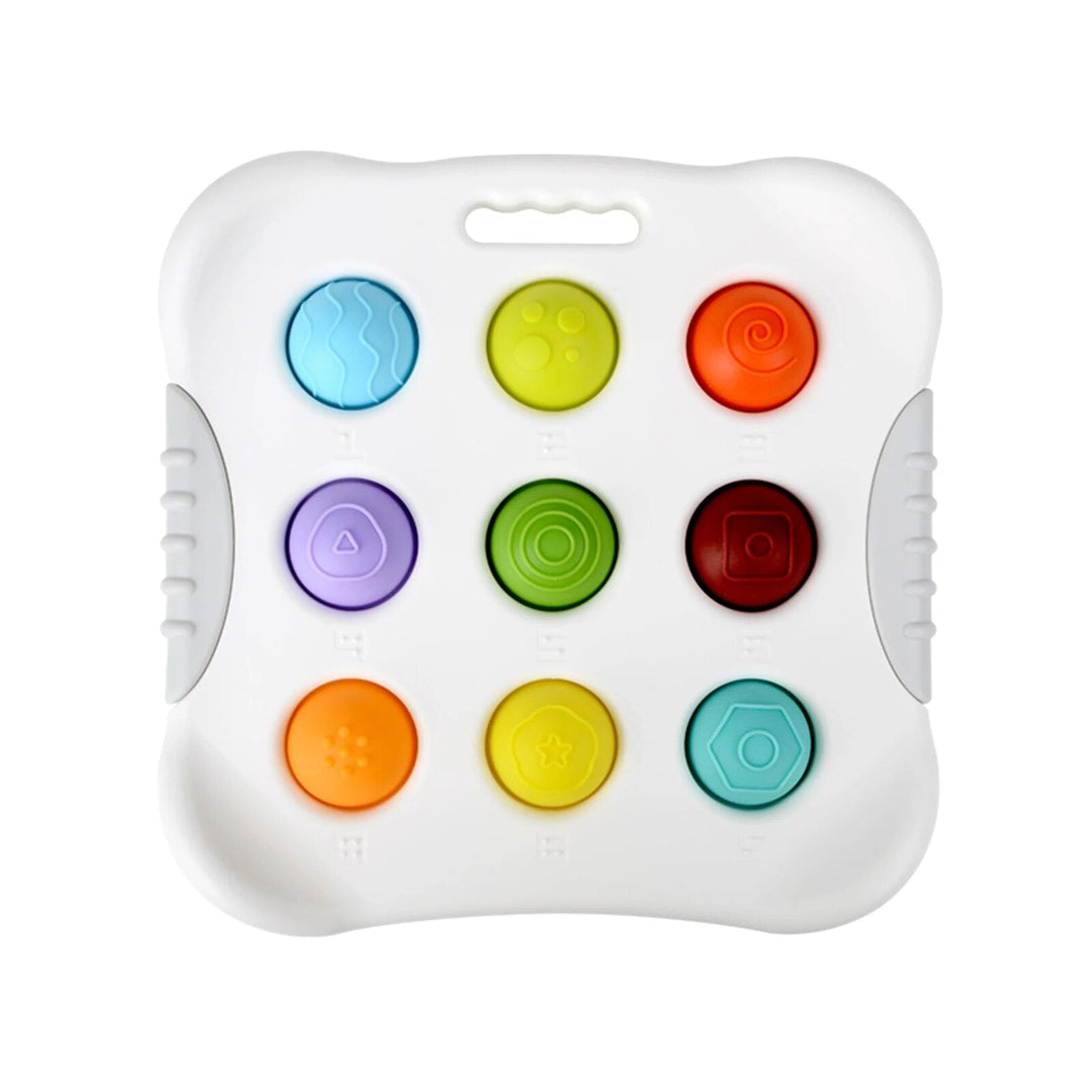"Felle, kleurrijke kinderfidget met genummerde bubbels voor sensorisch spel, stressverlichting en leerplezier."