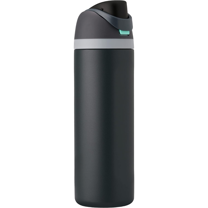"Geïsoleerde RVS fles met rietje, lekvrij, beschikbaar in diverse kleuren, houdt dranken koud of warm. Perfecte hydratatie."
